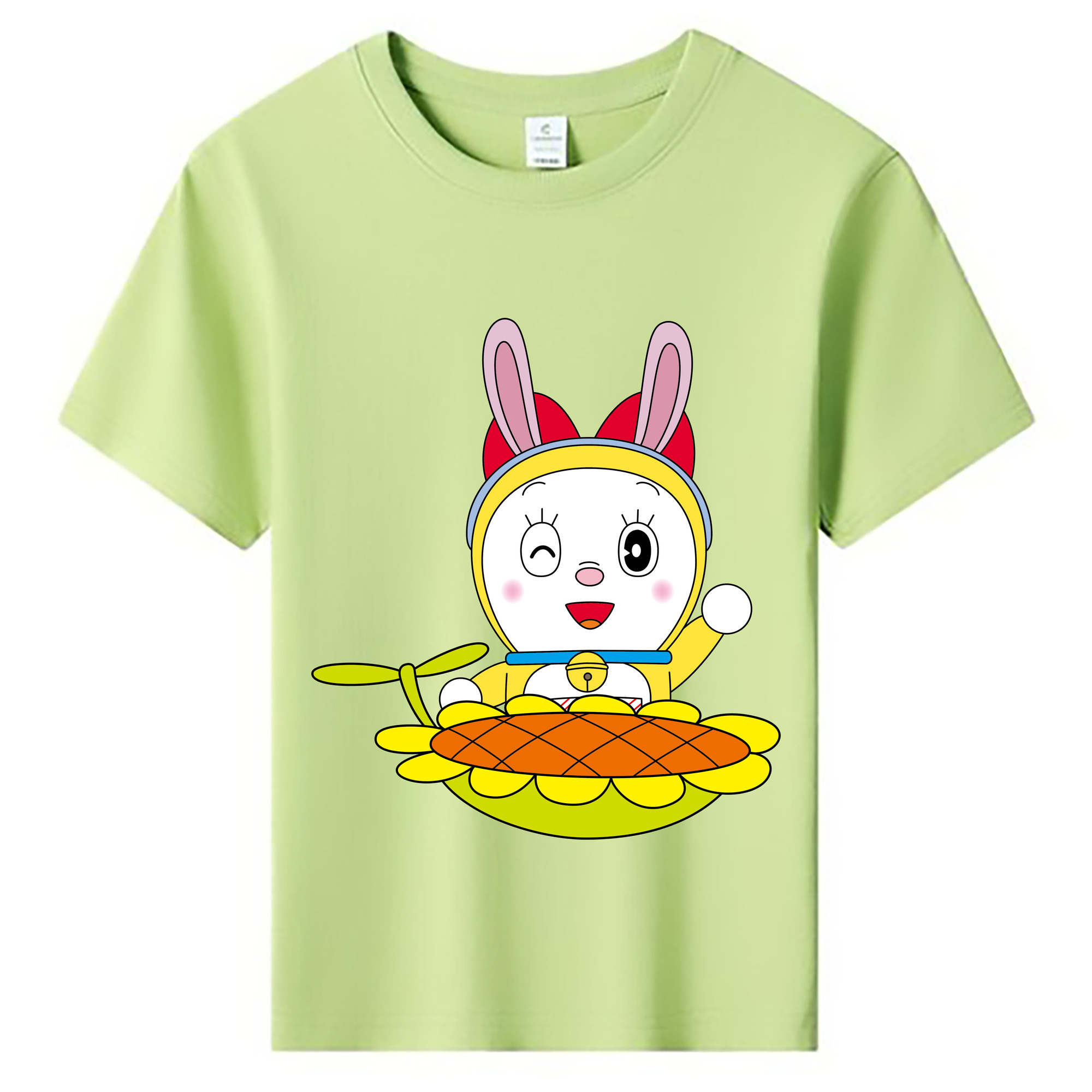 （画像用） ドラえもん ドラミ Doraemon Dorami 綿100％キッズTシャツ（フロントプリント）